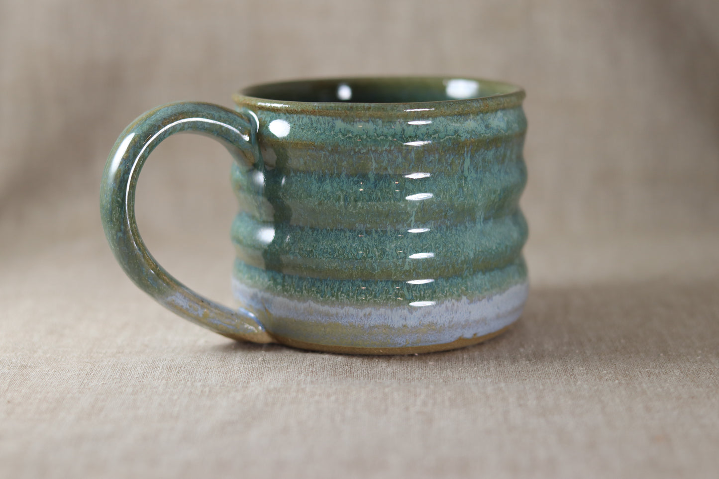 Shortie Dreamy Blue Green Mug