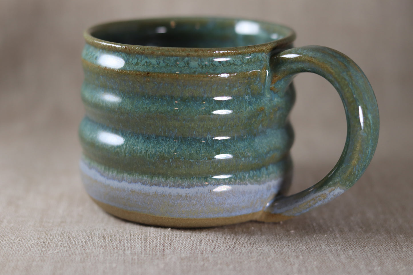 Shortie Dreamy Blue Green Mug