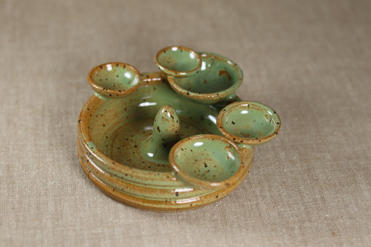 Goddess Green Jewelry Dish