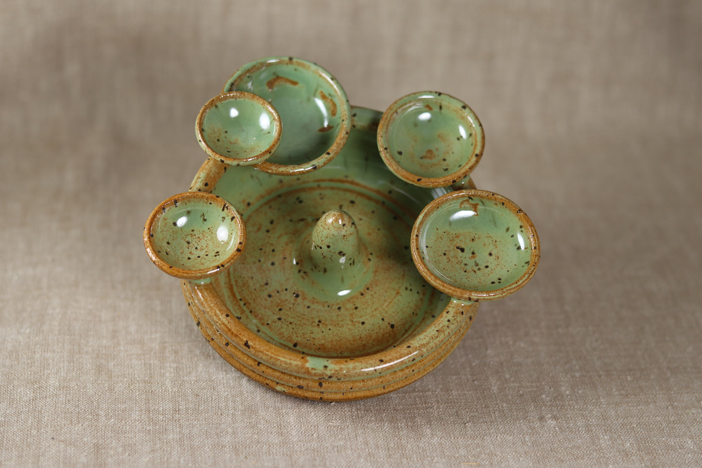 Goddess Green Jewelry Dish